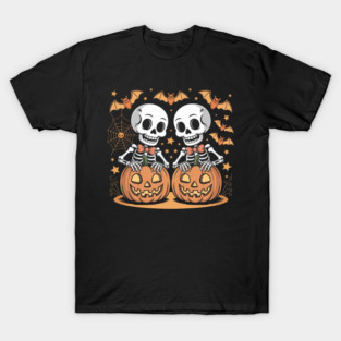 Slightly Subtle Halloween Skeleton T-Shirt