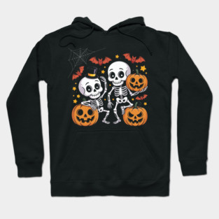 Slightly Subtle Halloween Skeleton Hoodie