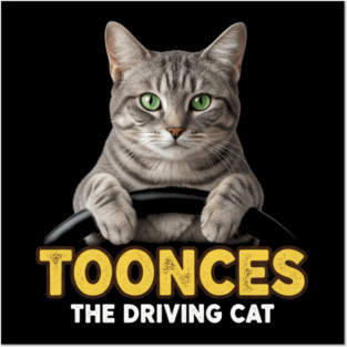 Toonces the Driving Cat Posters and Art