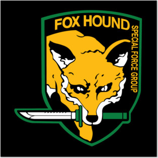 Metal Gear Solid - Fox Hound SFG Emblem Posters and Art