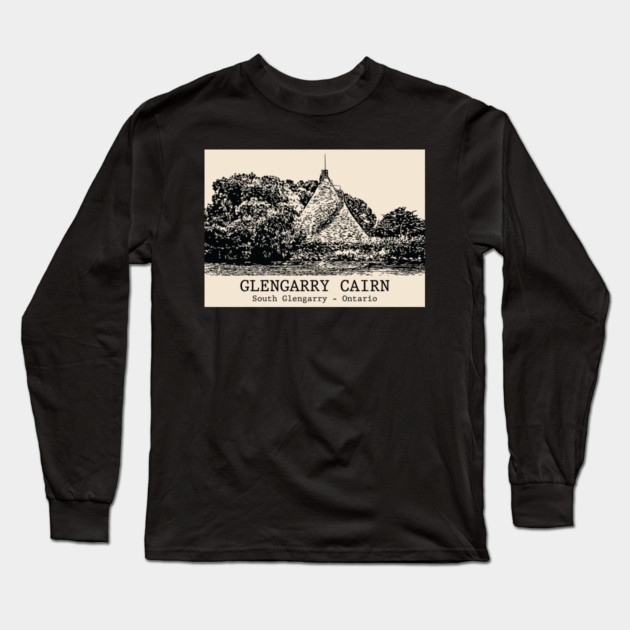 Glengarry Cairn - South Glengarry ON Long Sleeve T-Shirt by Lakeric