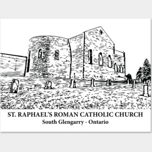 Ruin of St. Raphael's Roman Catholic Church - South Glengarry ON Posters and Art