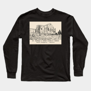 Ruin of St. Raphael's Roman Catholic Church - South Glengarry ON Long Sleeve T-Shirt