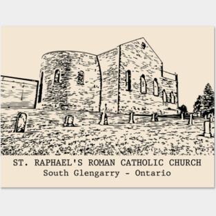 Ruin of St. Raphael's Roman Catholic Church - South Glengarry ON Posters and Art