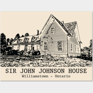 Sir John Johnson House - Williamstown ON Posters and Art