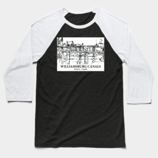 Williamsburg Canals - Ontario Baseball T-Shirt