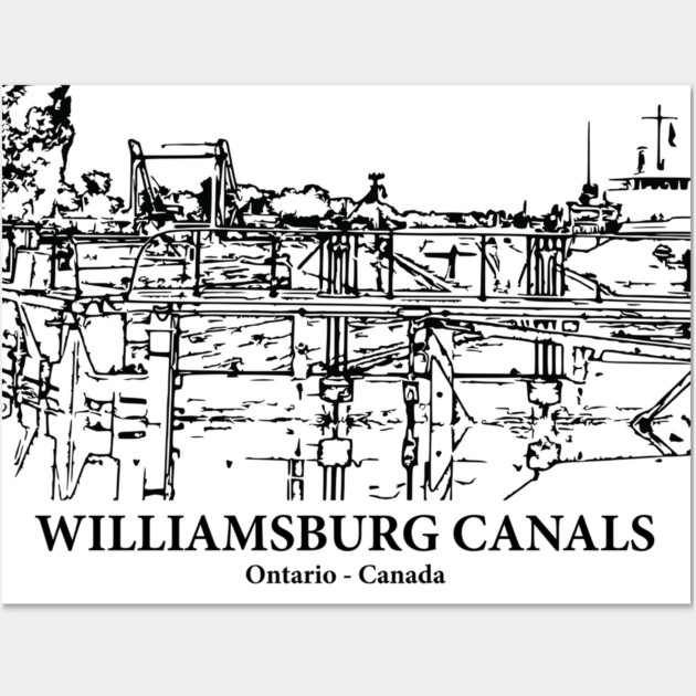 Williamsburg Canals - Ontario Wall Art by Lakeric