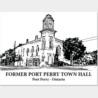 Former Port Perry Town Hall - Ontario Posters and Art