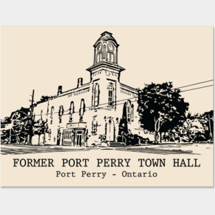 Former Port Perry Town Hall - Ontario Posters and Art