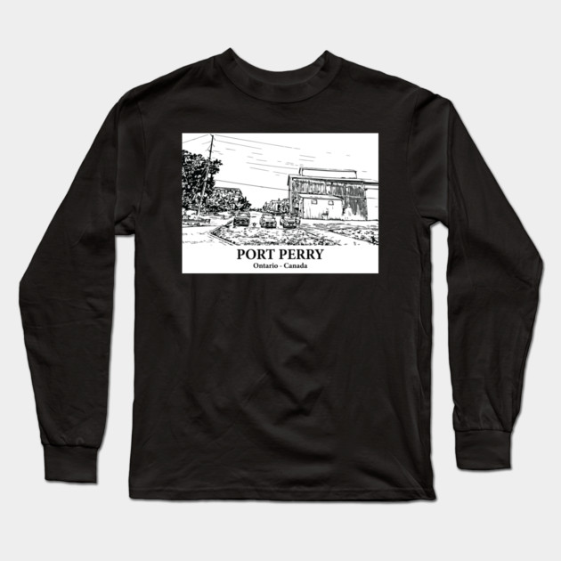 Port Perry - Ontario Long Sleeve T-Shirt by Lakeric