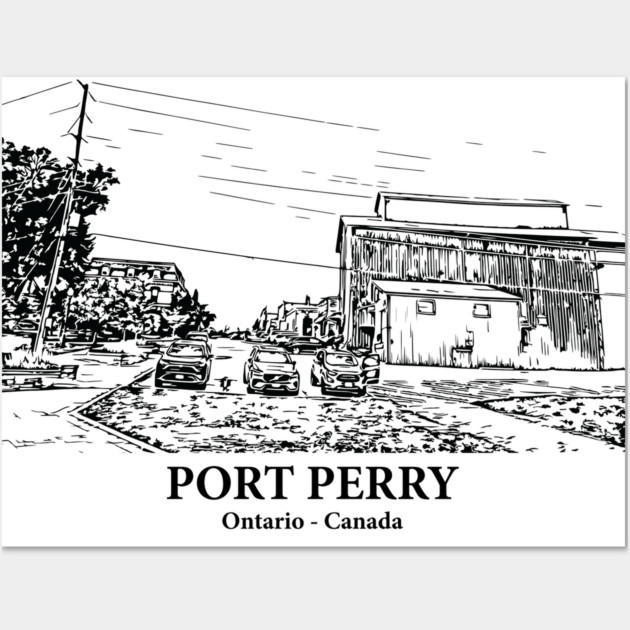 Port Perry - Ontario Wall Art by Lakeric