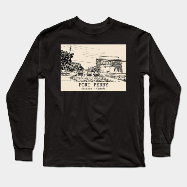 Port Perry - Ontario Long Sleeve T-Shirt by Lakeric