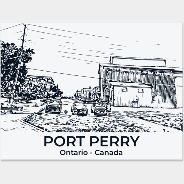 Port Perry - Ontario Wall Art by Lakeric