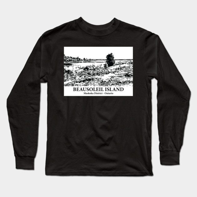 Beausoleil Island - Muskoka ON Long Sleeve T-Shirt by Lakeric