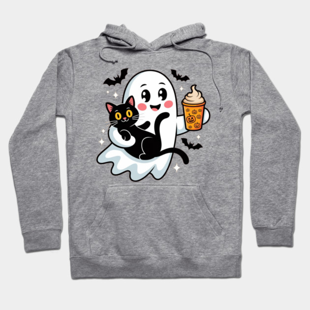 Halloween-Cat Hoodie by Creatifly Graphic Tees