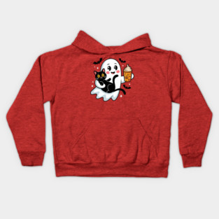 Halloween-Cat Kids Hoodie