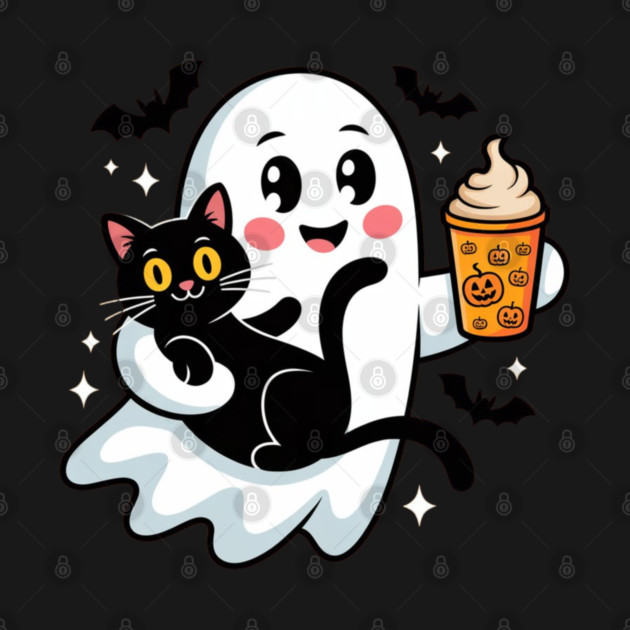 Halloween-Cat by Creatifly Graphic Tees