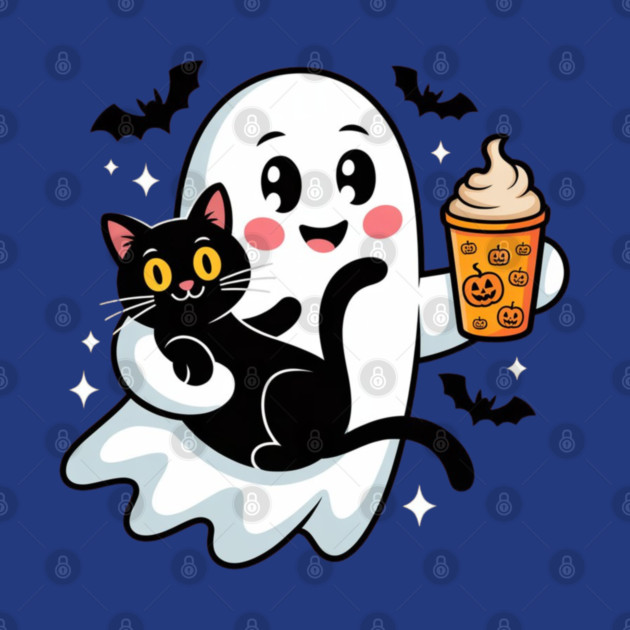 Halloween-Cat by Creatifly Graphic Tees