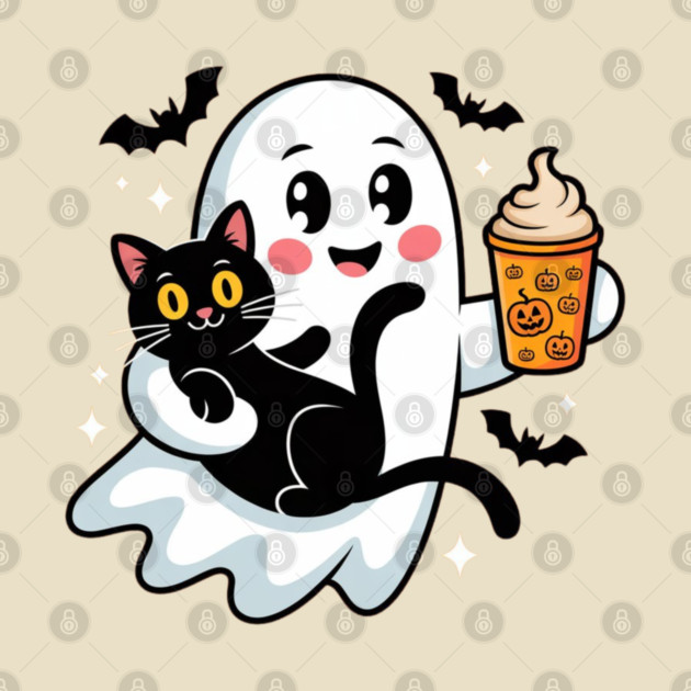 Halloween-Cat by Creatifly Graphic Tees