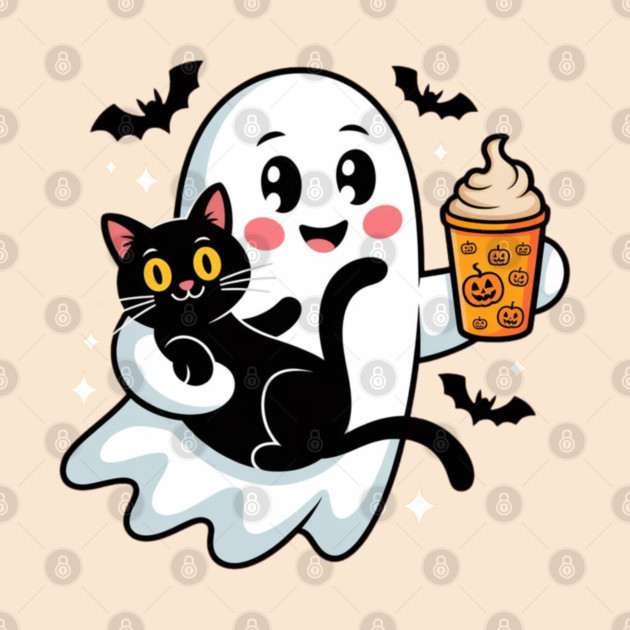 Halloween-Cat by Creatifly Graphic Tees