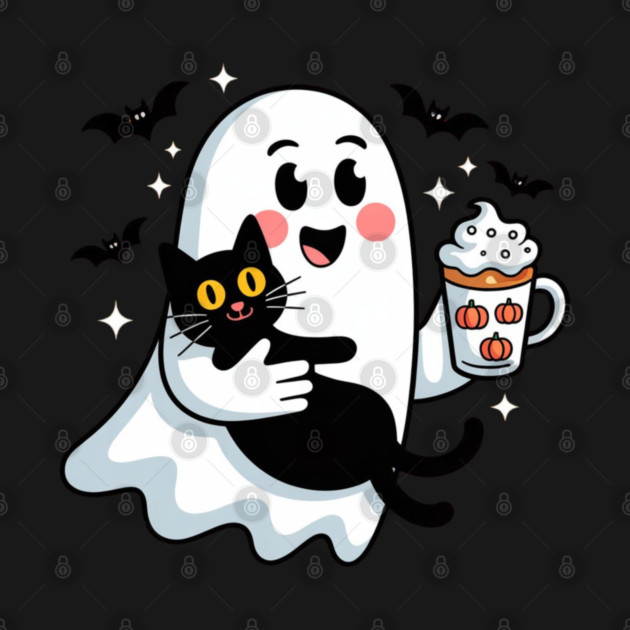 Halloween-Cat by Creatifly Graphic Tees