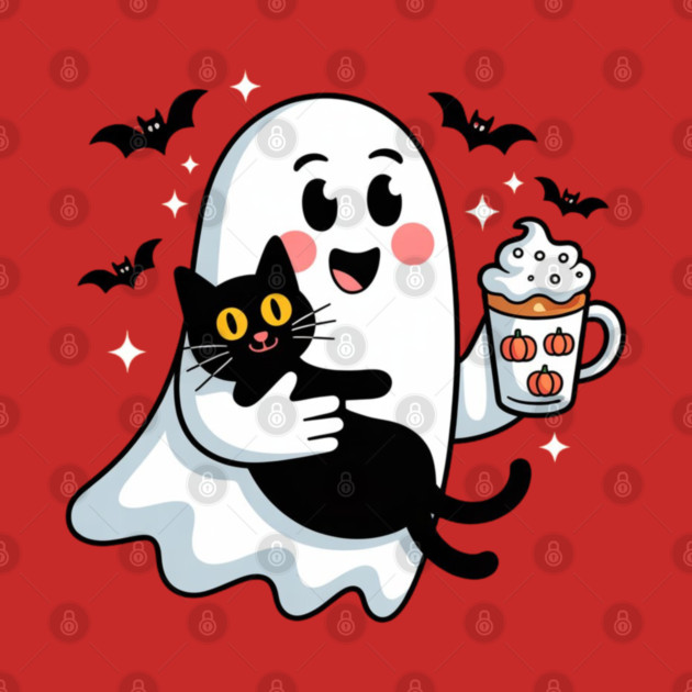 Halloween-Cat by Creatifly Graphic Tees