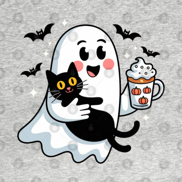 Halloween-Cat by Creatifly Graphic Tees