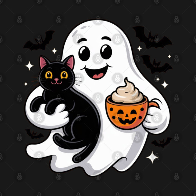 Halloween-Cat by Creatifly Graphic Tees