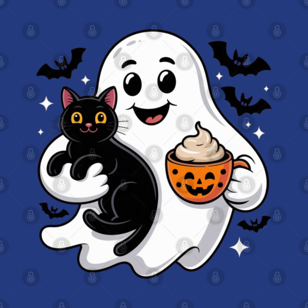 Halloween-Cat by Creatifly Graphic Tees
