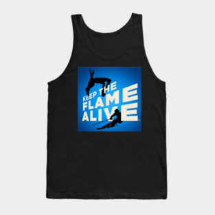 Keep the Flame Alive (TM) logo for 2026 Winter Games Tank Top