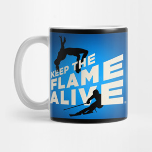 Keep the Flame Alive (TM) logo for 2026 Winter Games Mug
