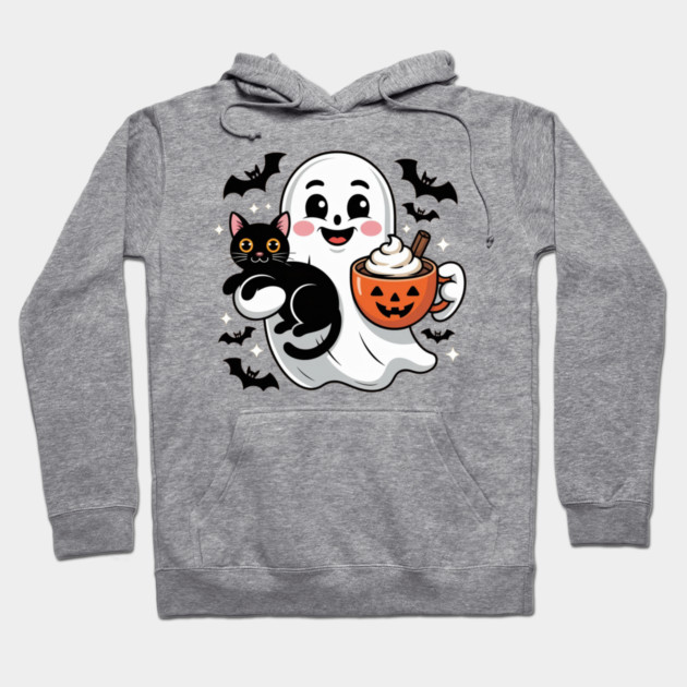 Halloween-Cat Hoodie by Creatifly Graphic Tees
