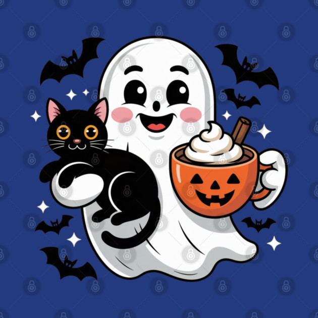 Halloween-Cat by Creatifly Graphic Tees