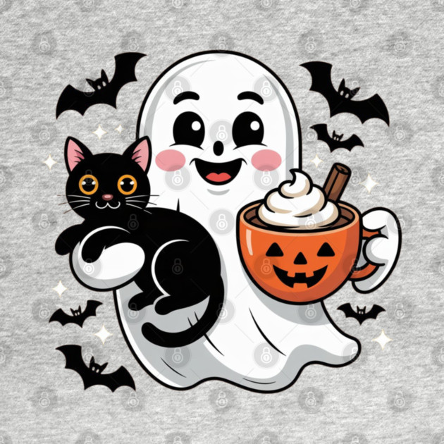 Halloween-Cat by Creatifly Graphic Tees