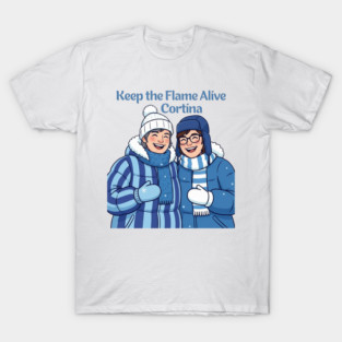 Keep the Flame Alive (TM) Winter Games 2026 Cortina T-Shirt