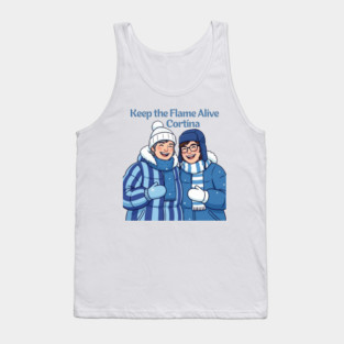 Keep the Flame Alive (TM) Winter Games 2026 Cortina Tank Top