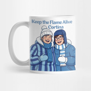 Keep the Flame Alive (TM) Winter Games 2026 Cortina Mug
