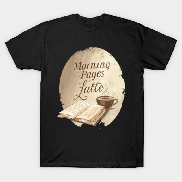 Morning Pages with Latte today T-Shirt by SR8891