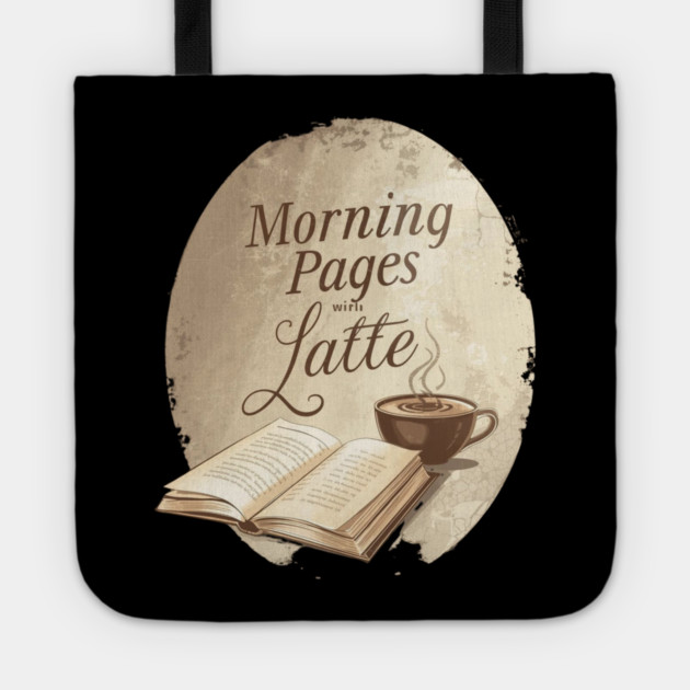 Morning Pages with Latte today Tote by SR8891