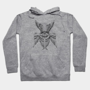 Seraphim (Black line) Hoodie