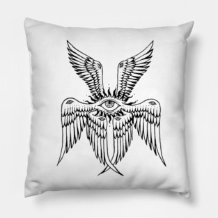 Seraphim (Black line) Pillow