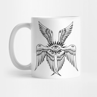 Seraphim (Black line) Mug