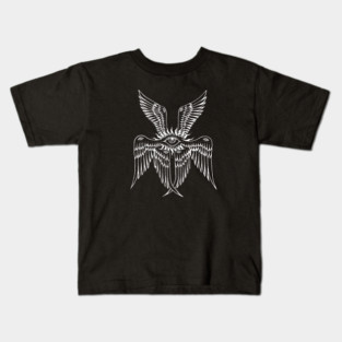 Seraphim (Black line) Kids T-Shirt