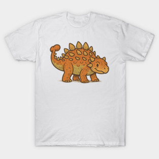 Retro Ankylosaurus – Vintage Dino Vibes T-Shirt