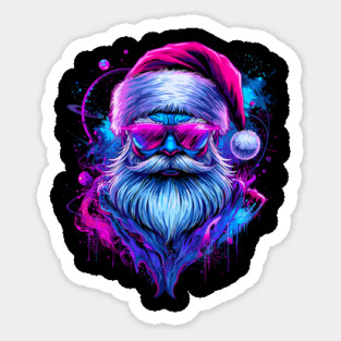 Cyberpunk-Santa-Claus Sticker