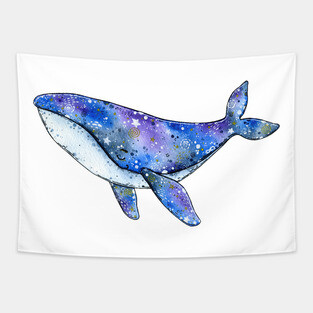 Space Whale Tapestry