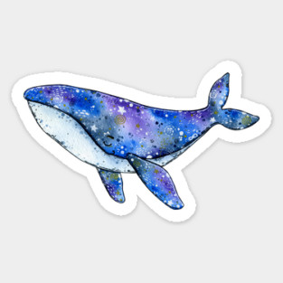 Space Whale Sticker