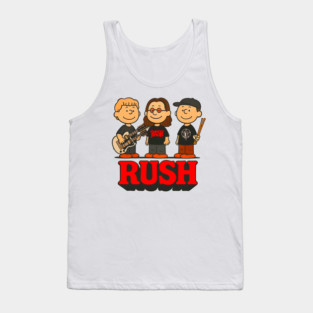 Rush Band Charlie Brown Mashup (BRIGHT) Tank Top