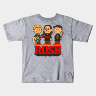 Rush Band Charlie Brown Mashup (BRIGHT) Kids T-Shirt
