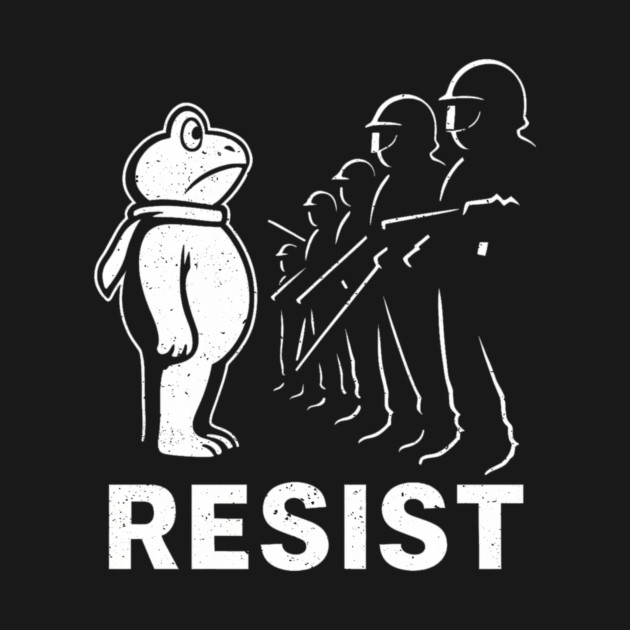 Resist-Frog-Political-Activist-portland-frog by ArtistTee ⭐⭐⭐⭐⭐